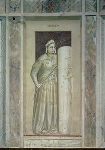 不屈の精神、1305年頃 作： Giotto di Bondone
